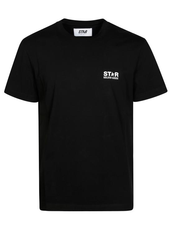 25FW 골든구스 반팔 티셔츠 GMP01220P000879 80203 NERO