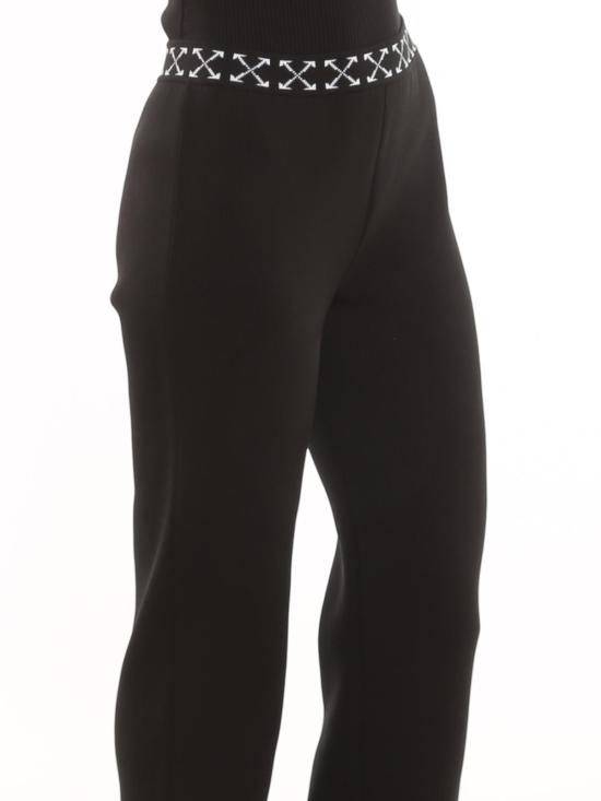  오프화이트 스트레이트 팬츠 OWHG006F21KNI0011001 Black - OFF WHITE
