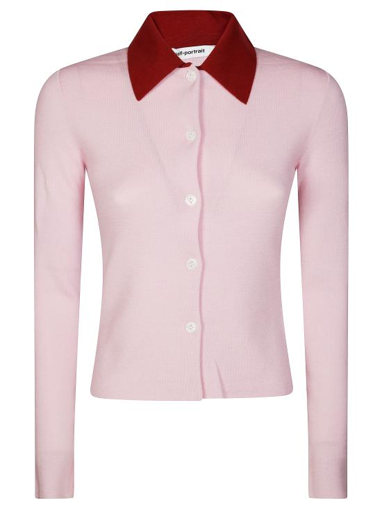 25FW 셀프 포트레이트 가디건 PF25097CP Pink ROSA