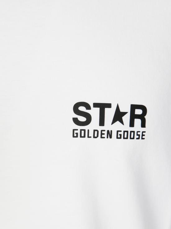 25FW 골든구스 반팔 티셔츠 GMP01220P000879 10283 BIANCO - GOLDEN GOOSE