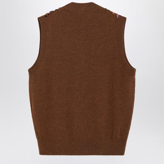 25FW 펜디 스웨터 FZXE01AUZW Brown - FENDI