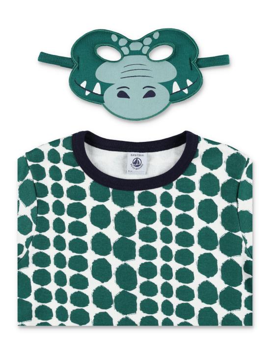 25FW [키즈] 쁘띠바또 언더웨어 A0DQX 01 GREEN WHITE - PETIT BATEAU