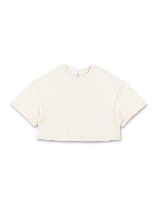 25FW [키즈] 끌로에 티셔츠 C20658 148 Bianco