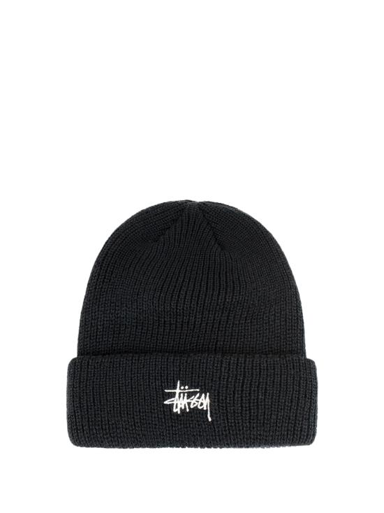 25FW 스투시 베이직 커브 비니  1321019 0001 Black