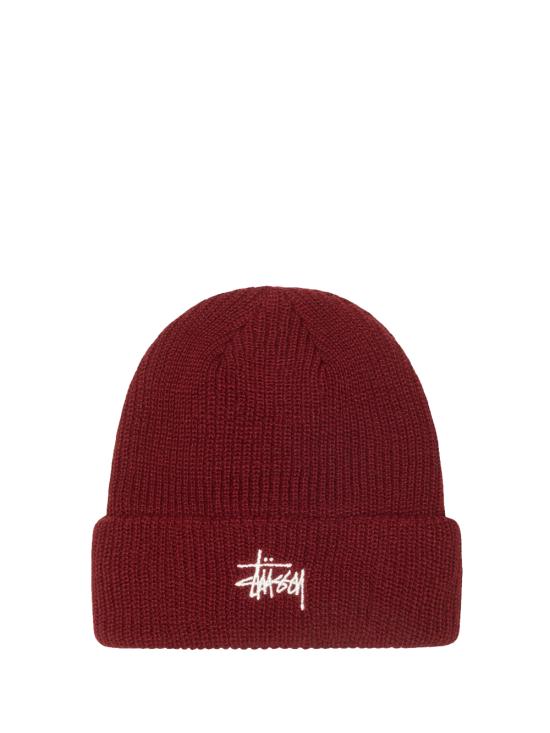 25FW 스투시 베이직 커브 비니  1321019 0613 Dark red
