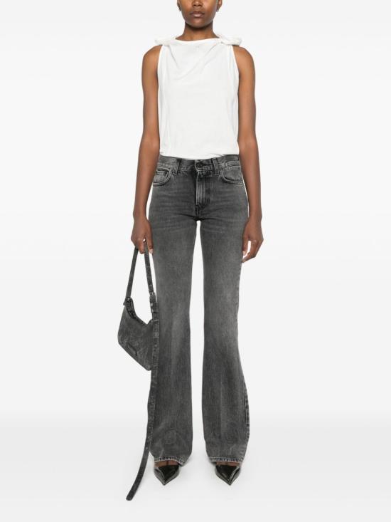  쿠레쥬 민소매 티셔츠 424JDE091JS0175 0001 White - COURREGES