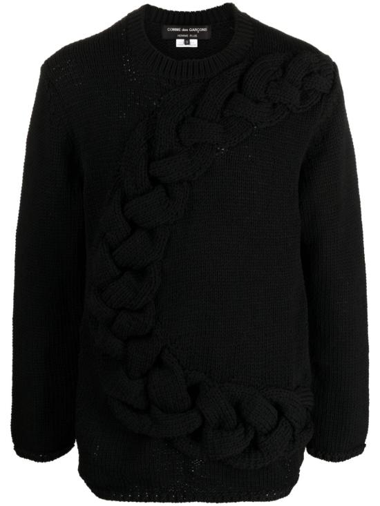  옴므 플러스 긴팔 티셔츠 N009 0511 Black