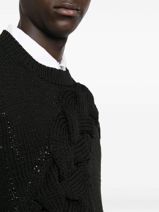  옴므 플러스 긴팔 티셔츠 N009 0511 Black - HOMME PLUS