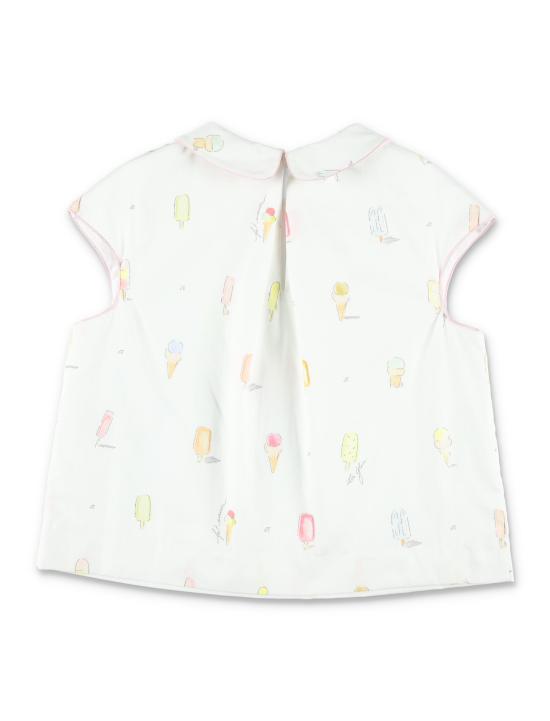 25SS [키즈] 봉쁘앙 탑 S05GBLW00035 604 Bianco - BONPOINT