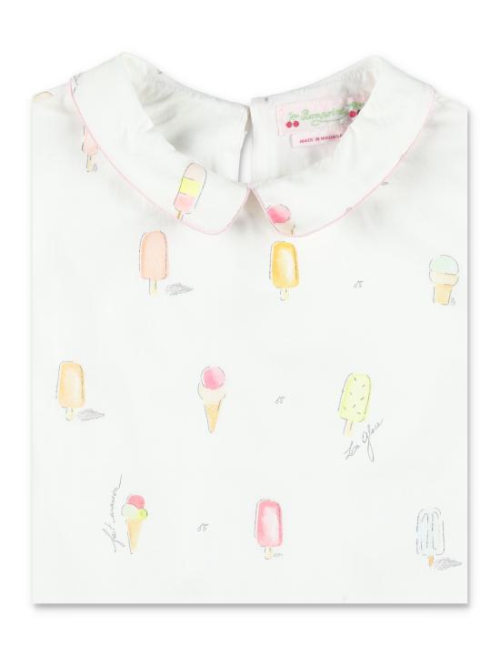 25SS [키즈] 봉쁘앙 탑 S05GBLW00035 604 Bianco - BONPOINT