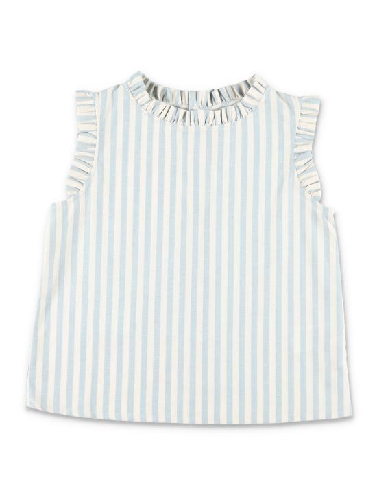 25SS [키즈] 봉쁘앙 탑 S05GBLW00045 210 LIGHT BLUE WHITE STRIPES