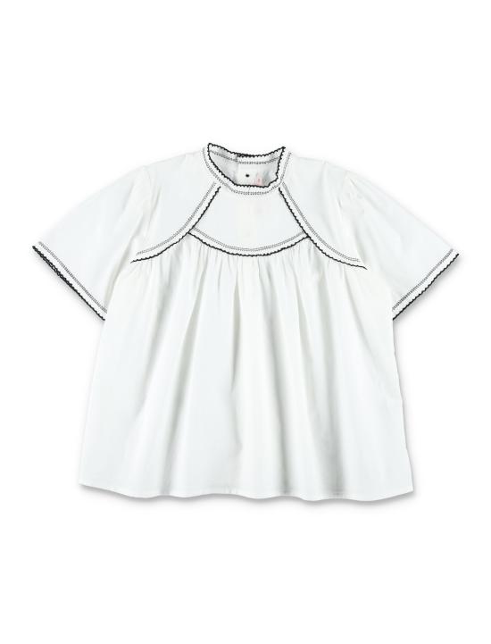 25SS [키즈] 봉쁘앙 티셔츠 S05GBLW00046 002 Bianco