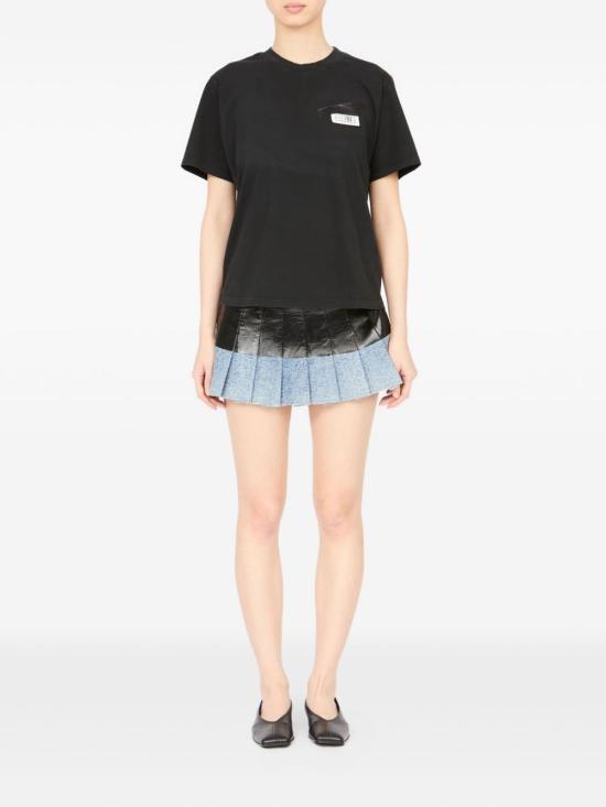 25FW MM6 메종마르지엘라 반팔 티셔츠 S62GD0210 M20115900 Black - MM6 MAISON MARGIELA