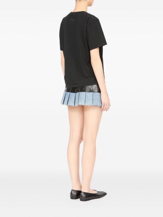 25FW MM6 메종마르지엘라 반팔 티셔츠 S62GD0210 M20115900 Black - MM6 MAISON MARGIELA