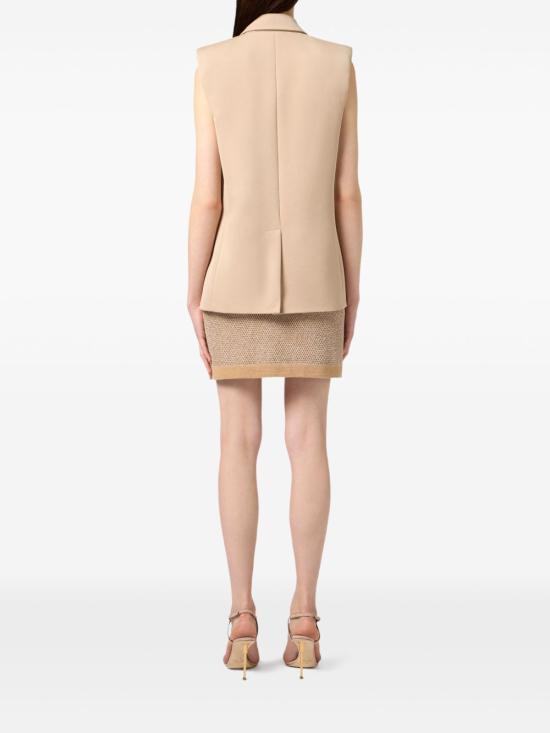 25FW 엘리자베타프랜치 미디 스커트 GK23T57E2 EA2 Beige - ELISABETTA FRANCHI