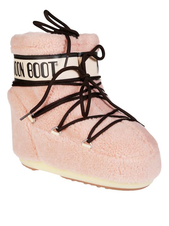 25FW 문부츠 아이콘 나일론 로우 부츠 80D1409700 J001 PINK ROSA - MOON BOOT