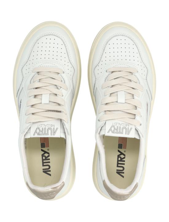 26FW 오트리 메달리스트 로우 레더 스니커즈 AULWLL06 WG BIANCO - AUTRY