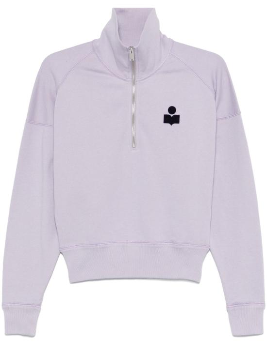25SS 이자벨마랑에뚜왈 로스 집업 스웨트셔츠 SW0093FA A1M07E LCDN Lilac