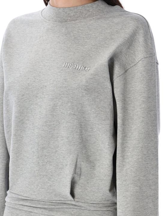 25FW 디 아티코 미디 원피스 WCA00393JJF006AA 183 MELANGE GREY - THE ATTICO