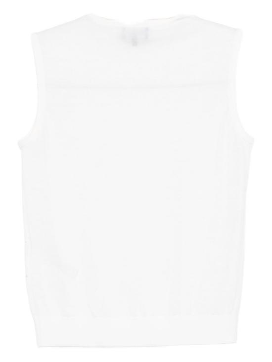 25FW 엠포리오 아르마니 민소매 티셔츠 EW002686 AF19176F0015 White - EMPORIO ARMANI