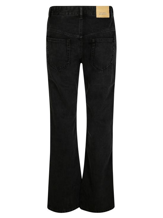 25FW 이자벨마랑에뚜왈 스트레이트 팬츠 PA0002FC B1H04I GZ02FK NERO - ISABEL MARANT ETOILE