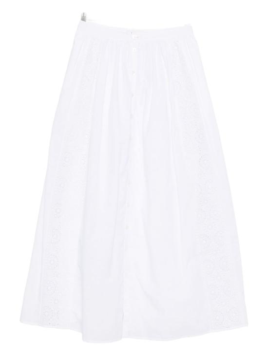 25FW 셀린느 미디 스커트 RJ03G 658R01BC White