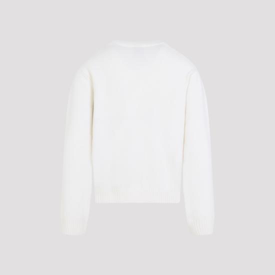 25FW 카사블랑카 스웨터 MAW25KW110501 White - CASABLANCA