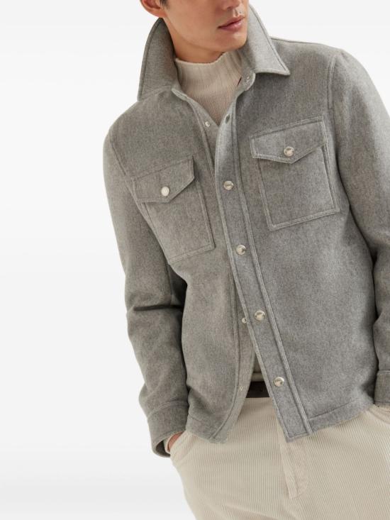25FW 브루넬로 쿠치넬리 수트 자켓 MT4016549 CUM41 Grey - BRUNELLO CUCINELLI