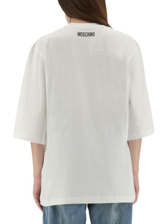 25FW 모스키노 탑 07155541 1001 White - MOSCHINO
