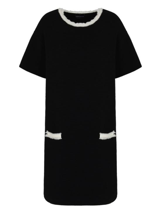 25FW 엠포리오 아르마니 숏 원피스 EW001237 AF18159MC006 Black