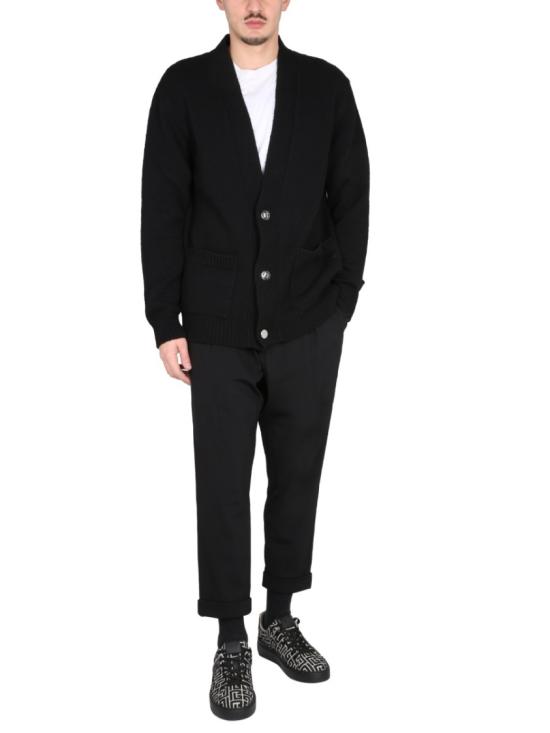  발망 트레이닝/조거 팬츠 AH1PK005 JE940PA Black - BALMAIN