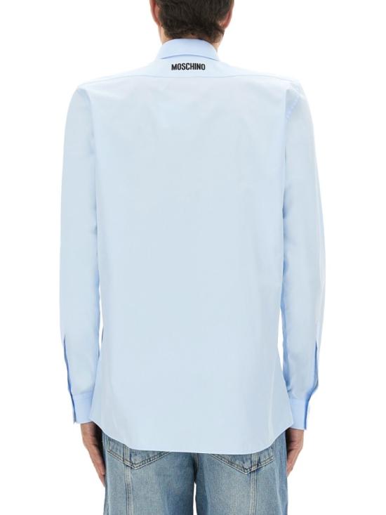 25FW 모스키노 셔츠 02235235 1293 Blue - MOSCHINO