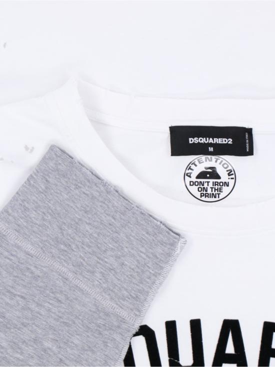  디스퀘어드2 반팔 티셔츠 S71GD1489961 White - DSQUARED2