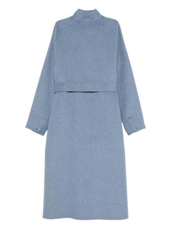 25FW 엠포리오 아르마니 코트 EW001301 AF14263OB021 Clear Blue - EMPORIO ARMANI