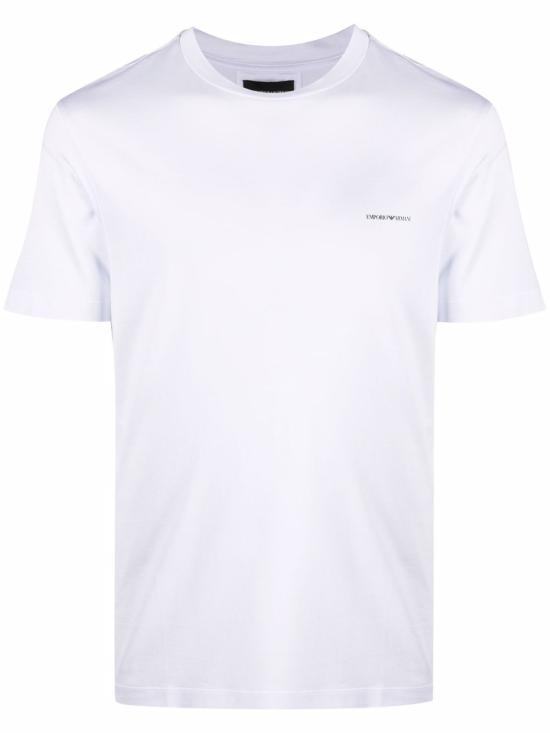 25FW 엠포리오 아르마니 반팔 티셔츠 8N1TD8 1JUVZ0100 White