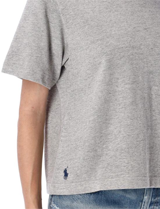 25FW 폴로 랄프로렌 반팔 티셔츠 211967106 003 COBBLESTONE HEATER GREY - POLO RALPH LAUREN