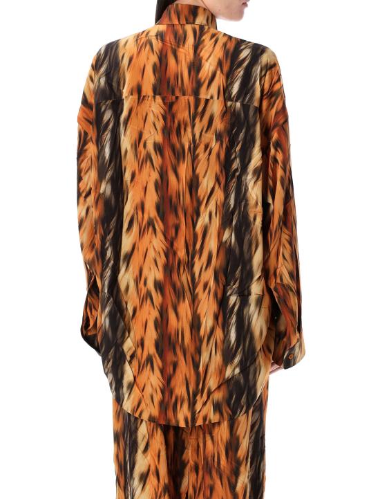 25SS 발렌시아가 반팔 티셔츠 814121TRLD5 2135 Marrone - BALENCIAGA