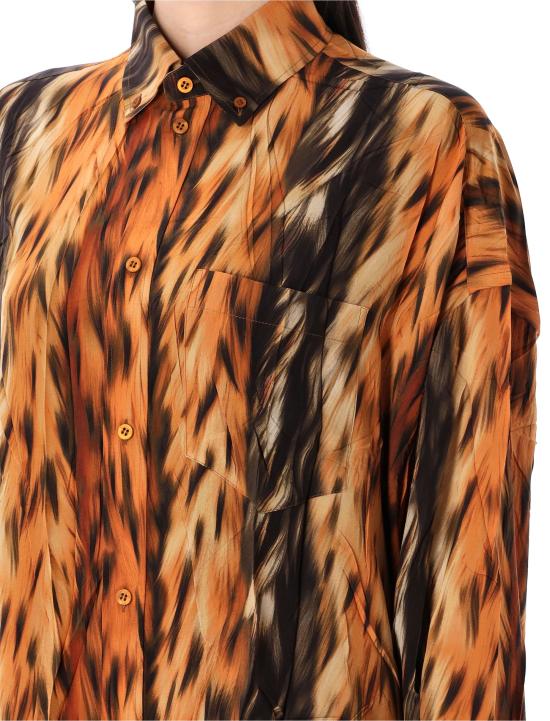 25SS 발렌시아가 반팔 티셔츠 814121TRLD5 2135 Marrone - BALENCIAGA