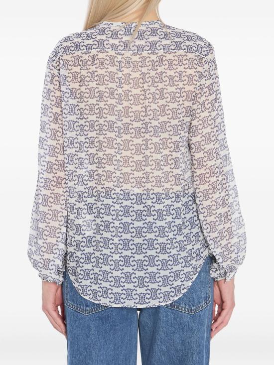 25FW 셀린느 셔츠 2C97A 0809GAR3 Blue - CELINE