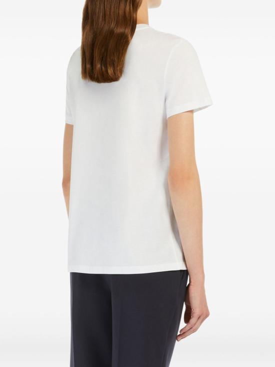 25FW 막스마라 반팔 티셔츠 21946041600 001 White - MAX MARA