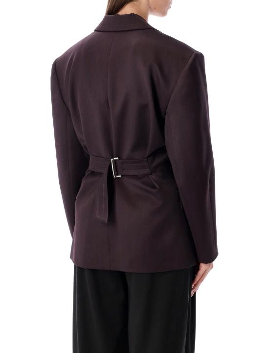 25FW 마그다뷰트림 수트 자켓 104925 BURGUNDY Viola - MAGDA BUTRYM