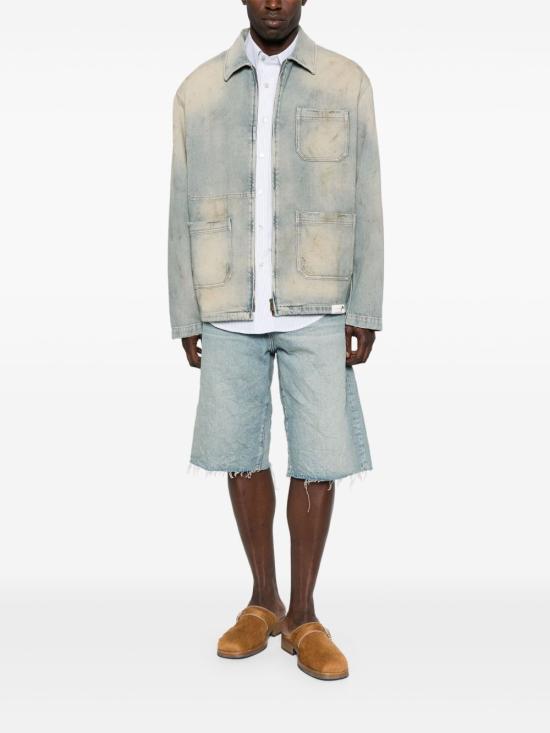 25FW 골든구스 데님 자켓 GMP01941 P00208250491 Clear Blue - GOLDEN GOOSE