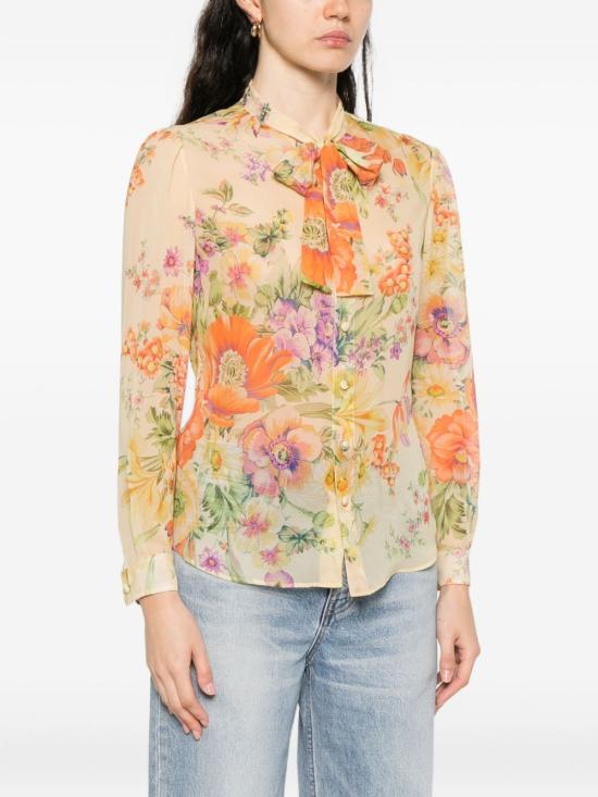 25FW 셀린느 셔츠 RC06T 0415GAI2 Yellow - CELINE