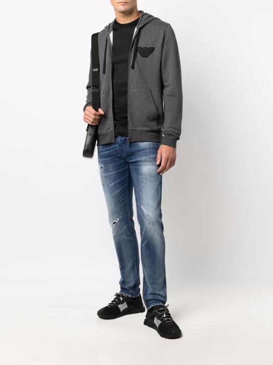 25FW 엠포리오 아르마니 반팔 티셔츠 8N1TD8 1JUVZ0999 Black - EMPORIO ARMANI