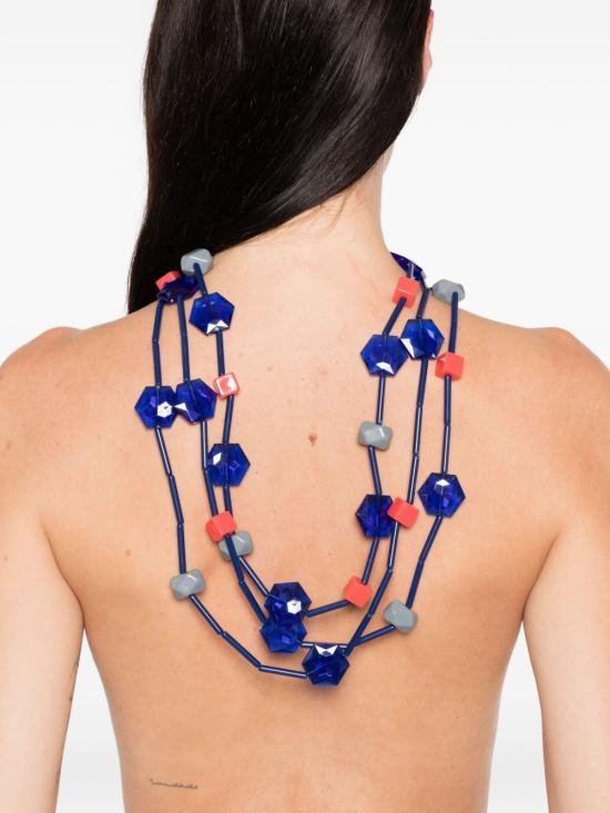 25FW 엠포리오 아르마니 목걸이/팬던트 EW002858 AF19369MA072 Red - EMPORIO ARMANI