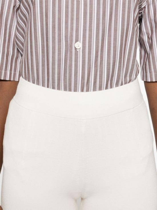 25FW 막스마라 스트레이트 팬츠 26336011600 001 White - MAX MARA