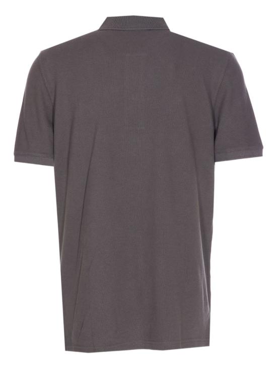 25FW 메종키츠네 폭스 헤드 레귤러 폴로 티셔츠 PM00209 KP0002P180 Grey - MAISON KITSUNE