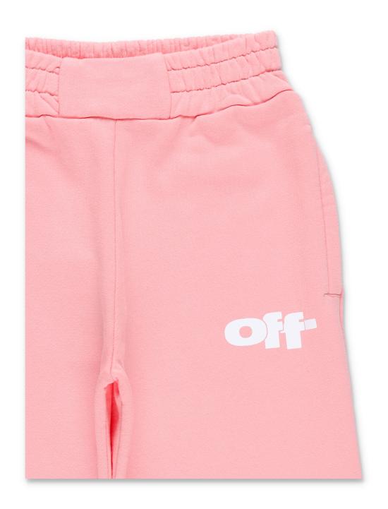 25SS [키즈] 오프화이트 트레이닝 웨어 OGCH00AS25FLE001 3001 Rosa - OFF WHITE