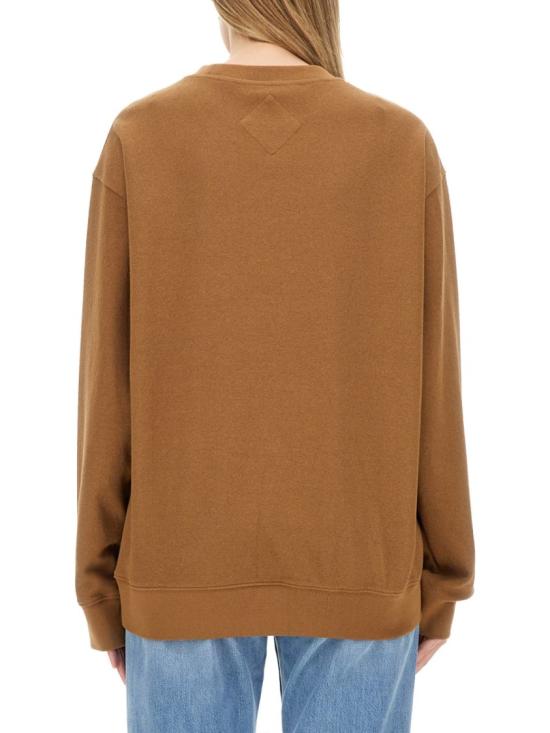  엠시엠 긴팔 티셔츠 MHAESMM06 CO Brown - MCM
