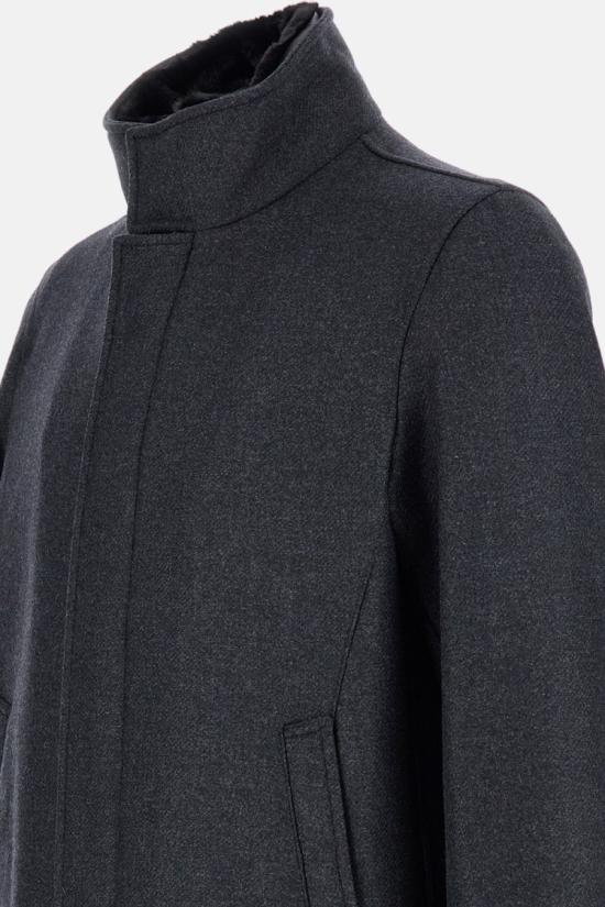 25FW 에르노 롱 울 코트 CA000214U33432R9490 Grey - HERNO
